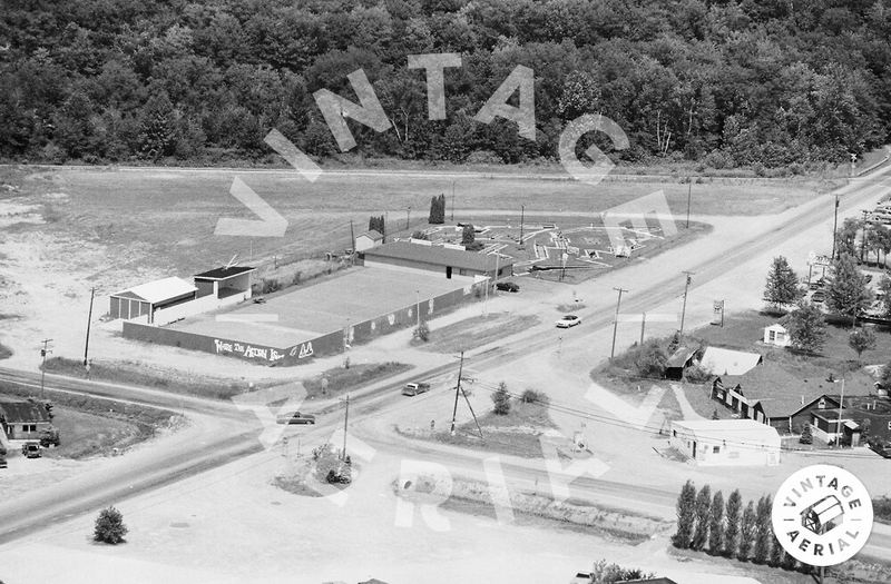 Roll-Air Roller Skating Rink - 1980 Aerial (newer photo)